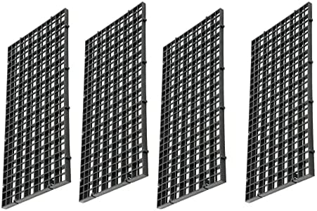 Aquarium Fish Tank Bottom Isolation 4 Pcs, Plastic Egg Crate