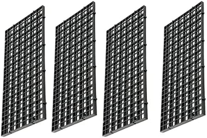 Aquarium Fish Tank Bottom Isolation 4 Pcs, Plastic Egg Crate