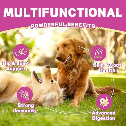 NutriTrail Multivitamin for Dogs – 10-in-1 Soft Chews with Glucosamine, Probiotics, Omega-3, Vitamins & Minerals – Supports Hip & Joint, Digestion, Skin & Coat, and Immune Health – Chicken, 120 Ct