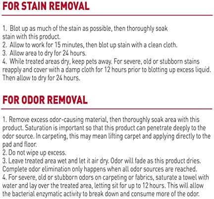 Nature’s Miracle Dog Stain & Odor Remover, Enzymatic Cleaner, 170 oz Refill