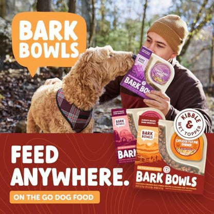 On The Go Dog Food, Chicken Pot Pie Dinner, Turkey Fare Dinner & Homestyle Beef Dinner Variety Pack - 7.5 oz Tray (6 Count), Made in The USA