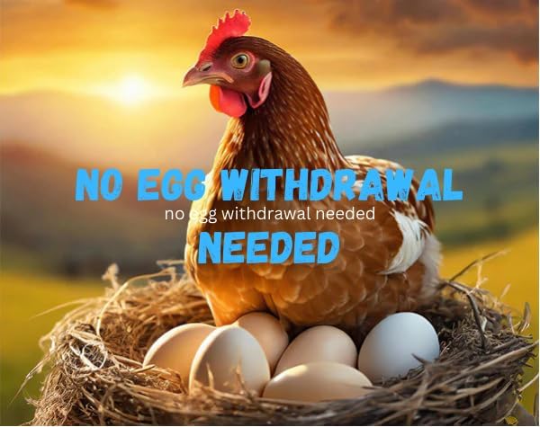 Farmalab Natural Dewormer Internal & External 100 Tabs Poultry - Vitamin for Poultry Rooster Hen Chicken Baby Chick, hens. Made in USA.