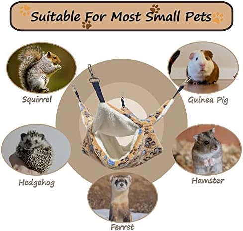 Guinea Pig Hammock for Cage 13.3X13.3,Sugar Glider Hammock,Reusable