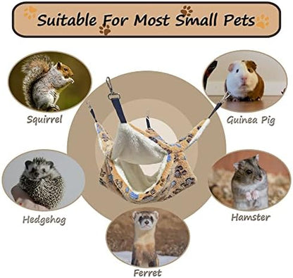 Guinea Pig Hammock for Cage 13.3X13.3,Sugar Glider Hammock,Reusable