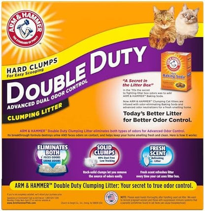 Arm & Hammer Double Duty Clumping Cat Litter, 14lb