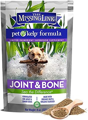 The Missing Link Pet Kelp Joint & Bone Organic Supplement Powder, Dog, 8 oz