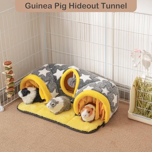 Avont Guinea Pig Tunnel, Small Animal Hideaway Tube Toy