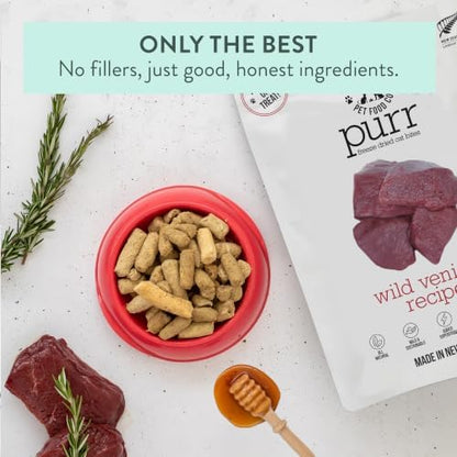 The New Zealand Natural Pet Food Co. Purr Wild Venison Freeze Dried Recipe