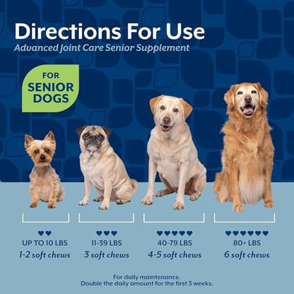 NaturVet Senior Advanced Joint Health Dog Supplement - 60 Ct