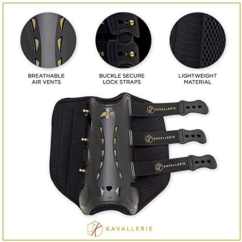 Kavallerie Classic Tendon Boots, Impact-Absorbing Material, Breathable & Evenly Distribute Pressure, Protect Tendon and Ligaments, Anti-Slip, Anti- Sore and Moisture Repellant Show Jumping Boots