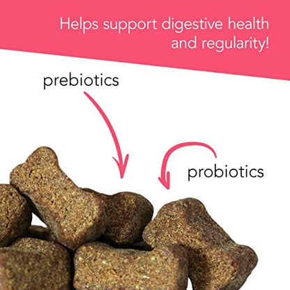 VetriScience Gut Health Chews for Dogs, Duck, 45 Count