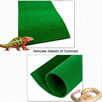 Tfwadmx 47.2" X 23.6" Reptile Carpet Large Mat Substrate Liner Bedding Reptile Supplies for Terrarium Lizards Snakes Bearded Dragon Gecko Chamelon Turtles Iguana