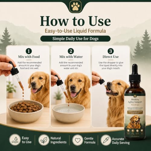 Dog Longevity Supplement with NMN (a Precursor to NAD+), CoQ10, Resveratrol