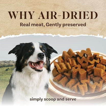 AFreschi Air-Dried Dog Food, Buffalo & Salmon, W-Shaped, 1 lb