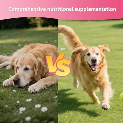 26-in-1 Dog Multivitamin Chews – Glucosamine, MSM