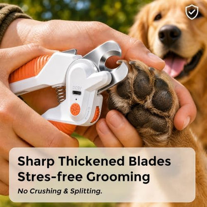 Dog Nail Clippers ＆ Trimmer with Light - for Medium to Large Dogs