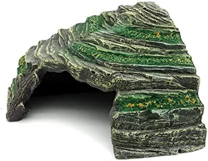 JIHAQUA Terrarium Decor Reptile Hide Reptile Hides and Caves, Medium
