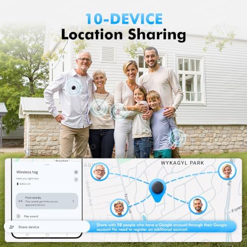 Bluetooth Tracker 4-Pack Smart Tag for Android & Samsung