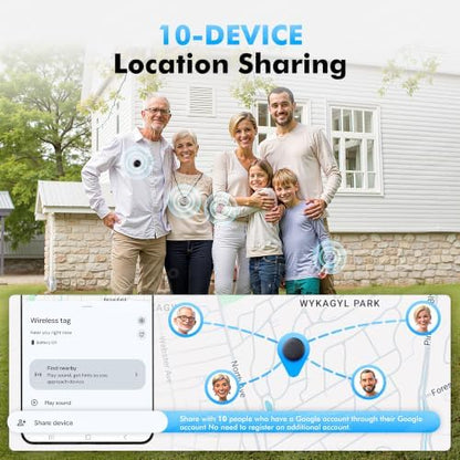 Bluetooth Tracker 4-Pack Smart Tag for Android & Samsung
