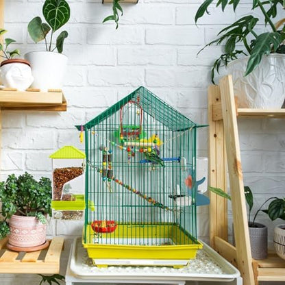 Rypet No-Mess Bird Feeder and Water Dispenser Set for Small Birds
