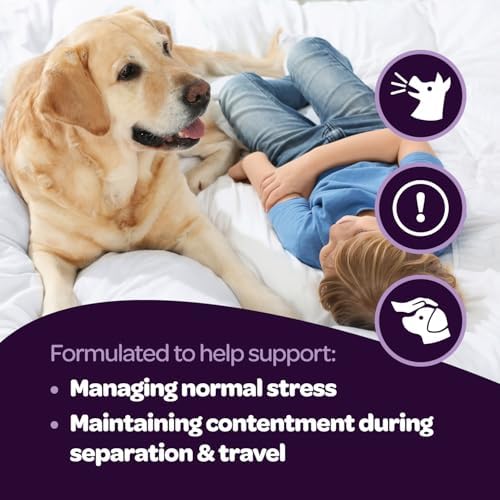 Calming Chews for Dogs | Herbal Dog Calming Chews for Anxiety from Normal and Occasional Stressors Including Separation Storms Grooming & Travel | NASC Certified & Made in the USA | 60 Count