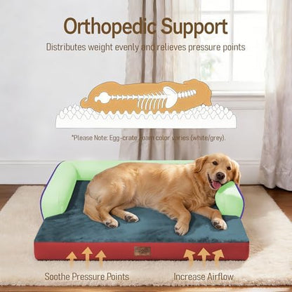 Comfort Expression Orthopedic XL Dog Bed for Large and Extra Large Dogs