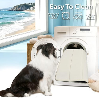 Dog Cooling Mat for Large Dogs, 30"x20" Memory Foam Pet Pad