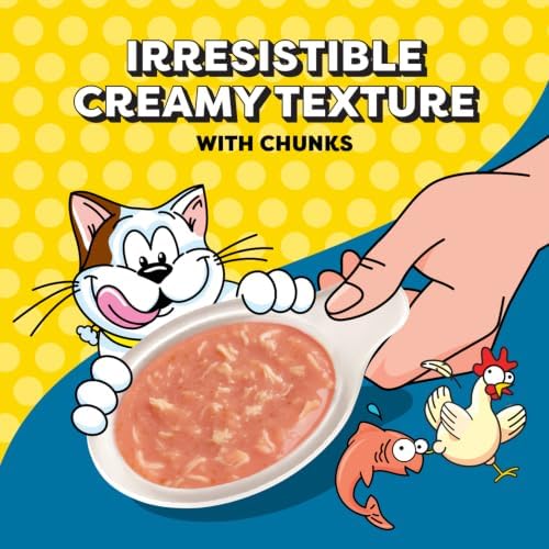 Temptations Lickable Spoons Wet Cat Treats, Salmon with Chicken, 8 ct, 12pk