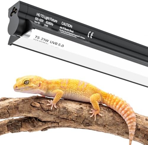T5 UVB 10.0 Reptile Light Fixture Combo Kit (34Inch)