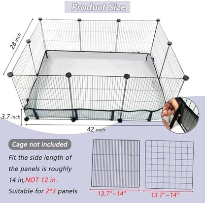 DZWLKJ Guinea Pig Cage Liner, Waterproof and Washable Base, 28"X42"
