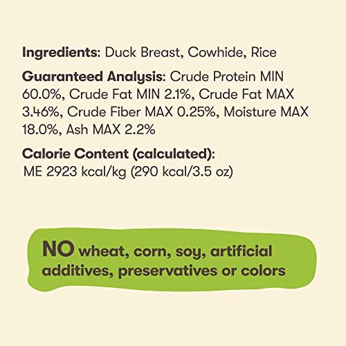 Pet 'n Shape Duck 'n Rice Dumbells - Natural Dog Treats, Duck, 3 Ounce