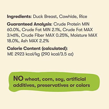 Pet 'n Shape Duck 'n Rice Dumbells - Natural Dog Treats, Duck, 3 Ounce