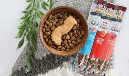 Wild Eats Lickable Cat Treats, Exotic Fish Variety Pack of 12, Puree Bisque