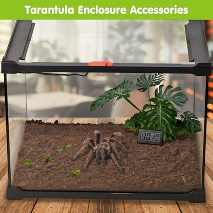 VCEPJH Reptile Soil Substrate Burrowing Tortoise Bedding for Habitat Bearded Dragon Enclosure Topsoil Terrarium Substrate for Snake Tarantula Gecko Lizard Spidey Frog Hermit Crab (3 L)