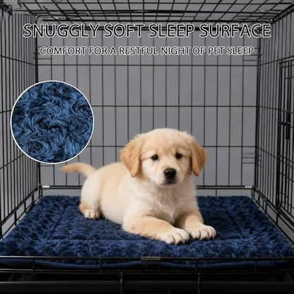 Dog Bed Mat - Crate Pad - Reversible Mat for Pet Comfort - Soft Bed Crate Pads with Dual-Sided Design for All Seasons - Durable, Machine Washable Mat for Travel and Home