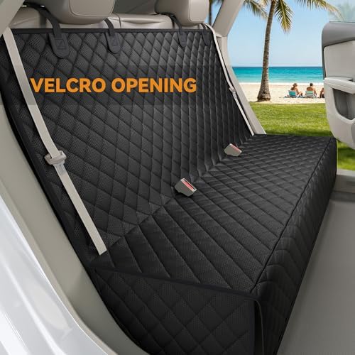 PETICON Waterproof Pet Bench Seat Covers for Midsize & Large SUVs