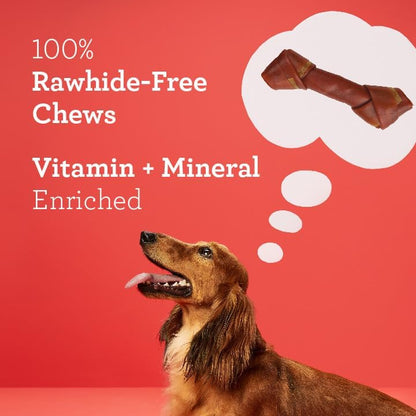 DreamBone Medium Bone Rawhide-Free Dog Treats With Real Protein, 4 Count