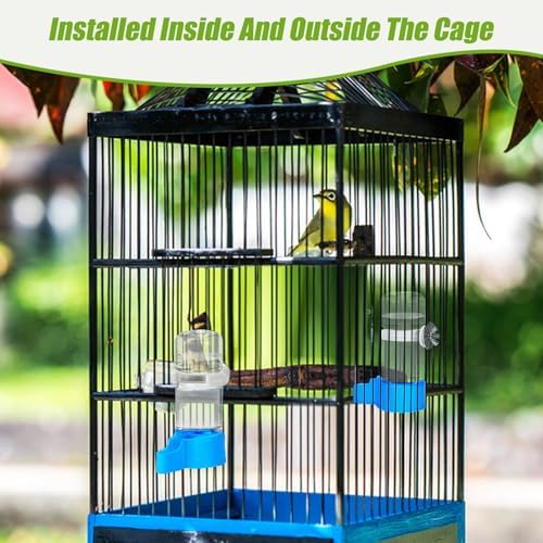 Automatic Bird Cage Water Dispenser, 4.73 oz Parakeet Water Feeder