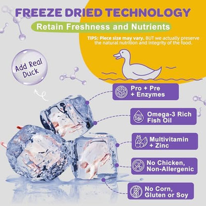 NATURE TARGET Probiotics for Dogs, Duck Flavored - 120 Treats