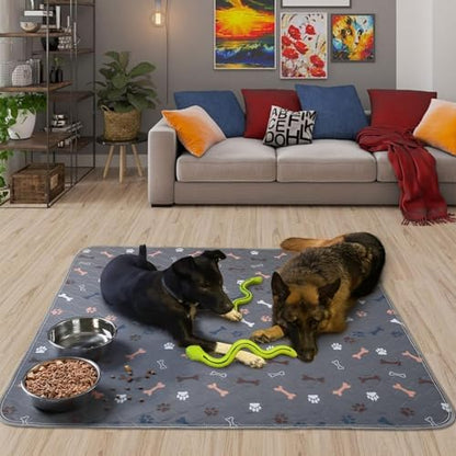 Washable Pee Pads for Dogs, 2 Pack Reusable Puppy Pads, 18"x24"