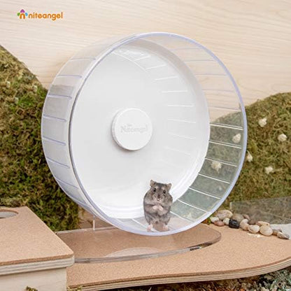 Niteangel Super-Silent Hamster Exercise Wheels: Quiet 11 inch Running Wheel