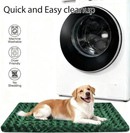 Dog Bed Mat - Dog Crate Pad - Reversible Dog Mat for Pet Comfort - Soft Bed Pads with Dual-Sided Design for All Seasons - Durable, Machine Washable Mat for Crates, Travel, and Home