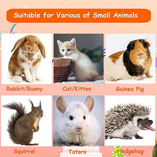 Guinea-Pig Rabbit Tunnel-Tube Toys - Bunny Hamster Hideout Small Animal Activity Tunnels Hideaway Accessoies for Dwarf Rabbits Guinea Pigs Kitty (Pink)