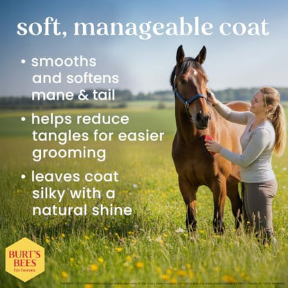 Burt's Bees for Horses Detangling Conditioner, with Coconut Oil, 32 Oz