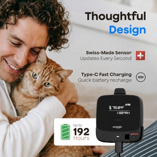Waggle RV Pet Temperature Monitor, 4G Cellular, No WiFi Required
