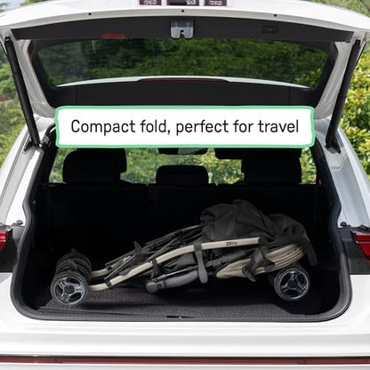 Ingenuity 3Dlite Jewel Convenience Stroller – Lightweight Folding Stroller with Car Seat Compatibility, Extra-Large Canopy & Storage