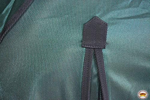 HILASON 69 in Horse Fly Sheet Hunter Green with Black UV