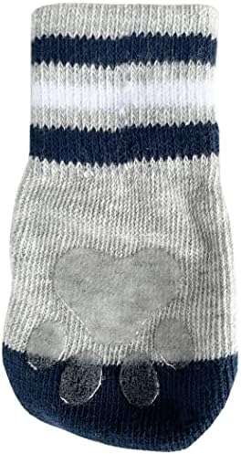 NFL Dallas Cowboys Anti Slip Dog Socks with Elastic Ribbed Top, Size Medium/Large. Indoor/Outdoor Socks, Best Dog Paw Protector, 2 Pairs, Cool Puppy Supplies with NFL Logo of Cowboys Football Team