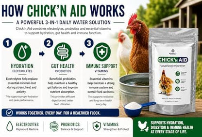 Pivotal Feeds Chick'n Aid Poultry Supplement 8 oz
