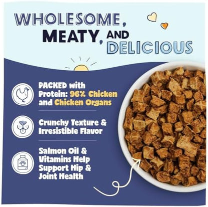 Pawstruck Air Dried Dog Food with Real Chicken, Grain-Free, Made in USA & Vet Recommended, High Protein Limited Ingredient Full-Feed for All Breeds & Ages, 10-lbs